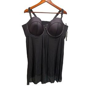 Ashley Graham Babydoll Lingerie Semi Sheer Size 4X NWT